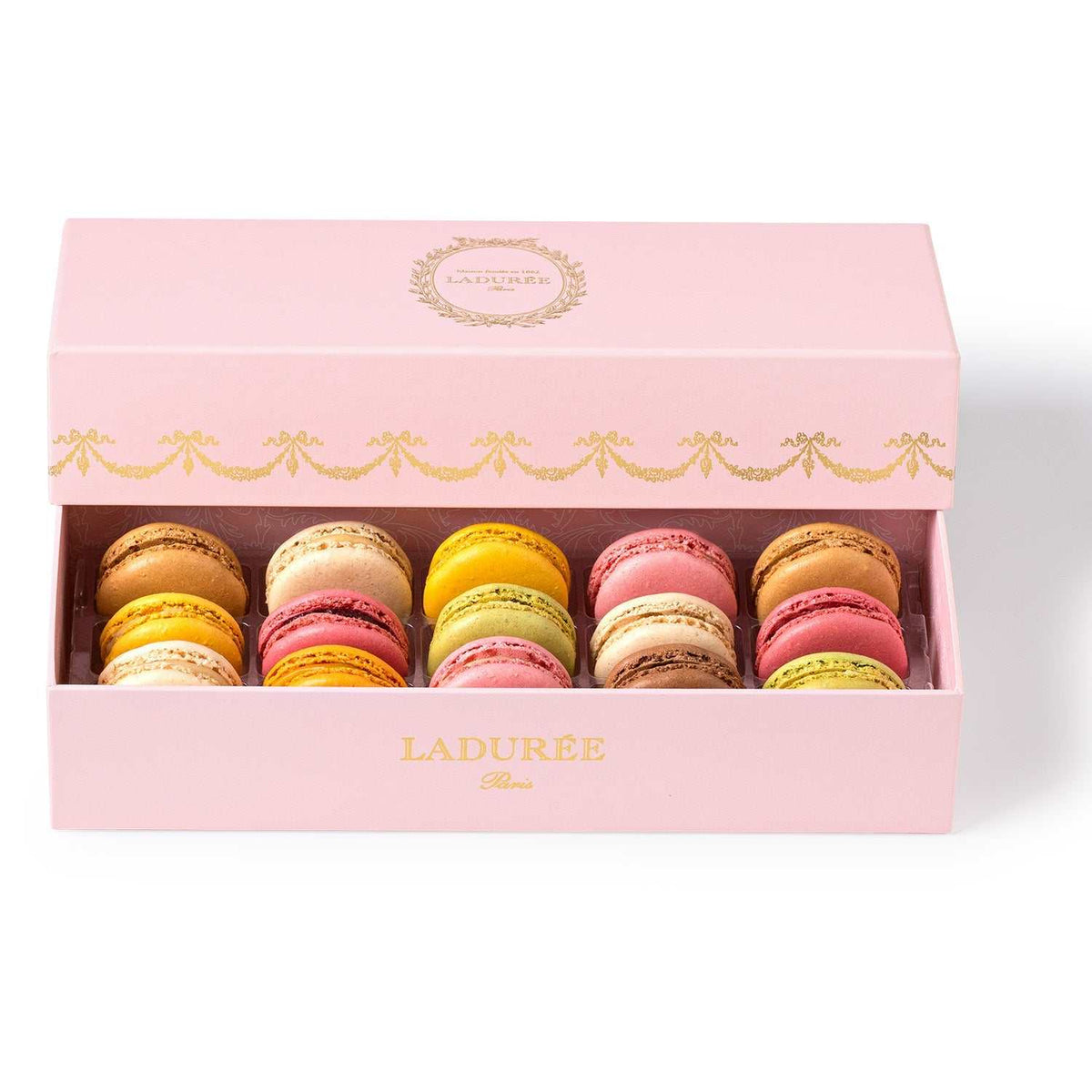 INTEMPOREL PINK BOX OF 15 MACARONS